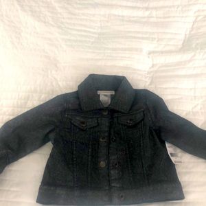 Brand NWT, gray silver denim style jacket.